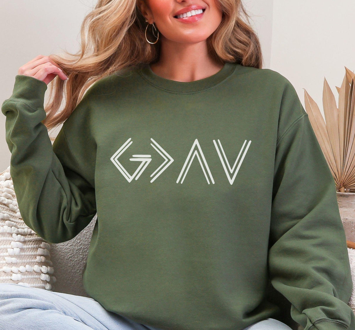 God Is Greater Sweater V3