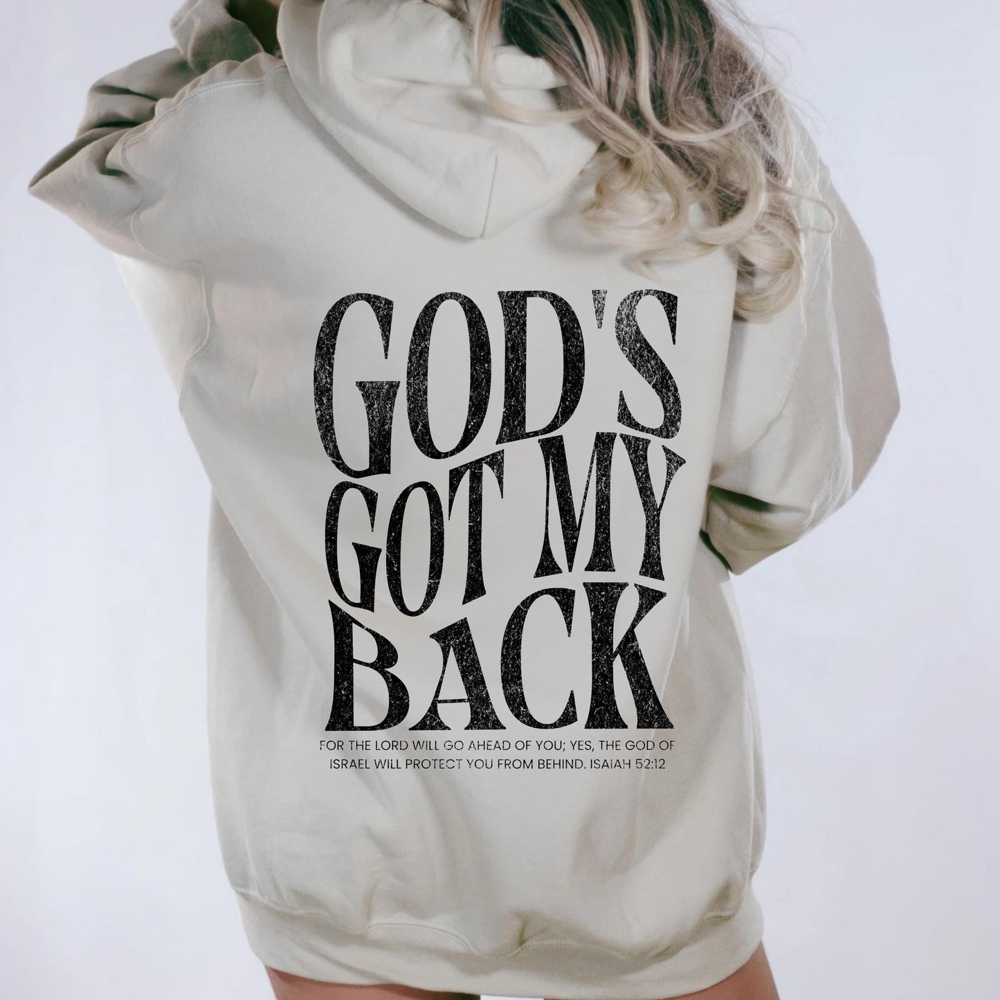 God's Got My Back Hoodie V2
