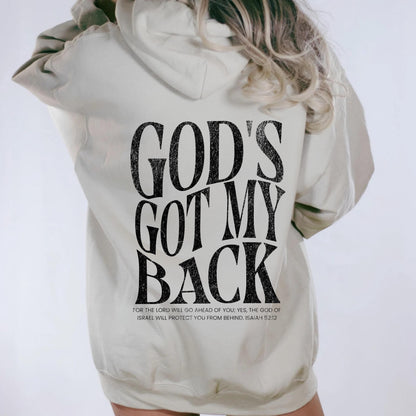 God's Got My Back Hoodie V2