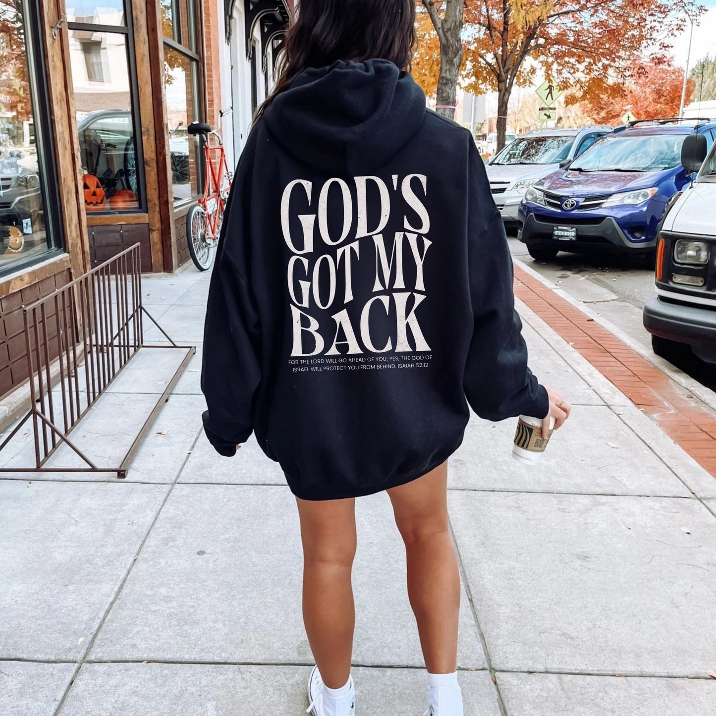 God's Got My Back Hoodie V2