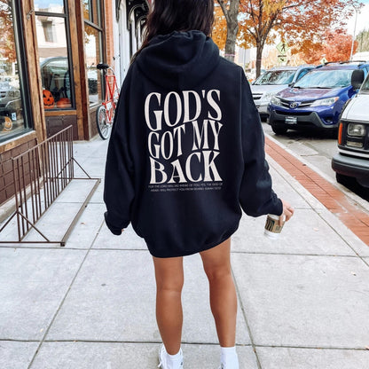 God's Got My Back Hoodie V2