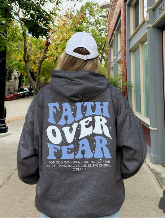 Faith Over Fear Christian Hoodie V11