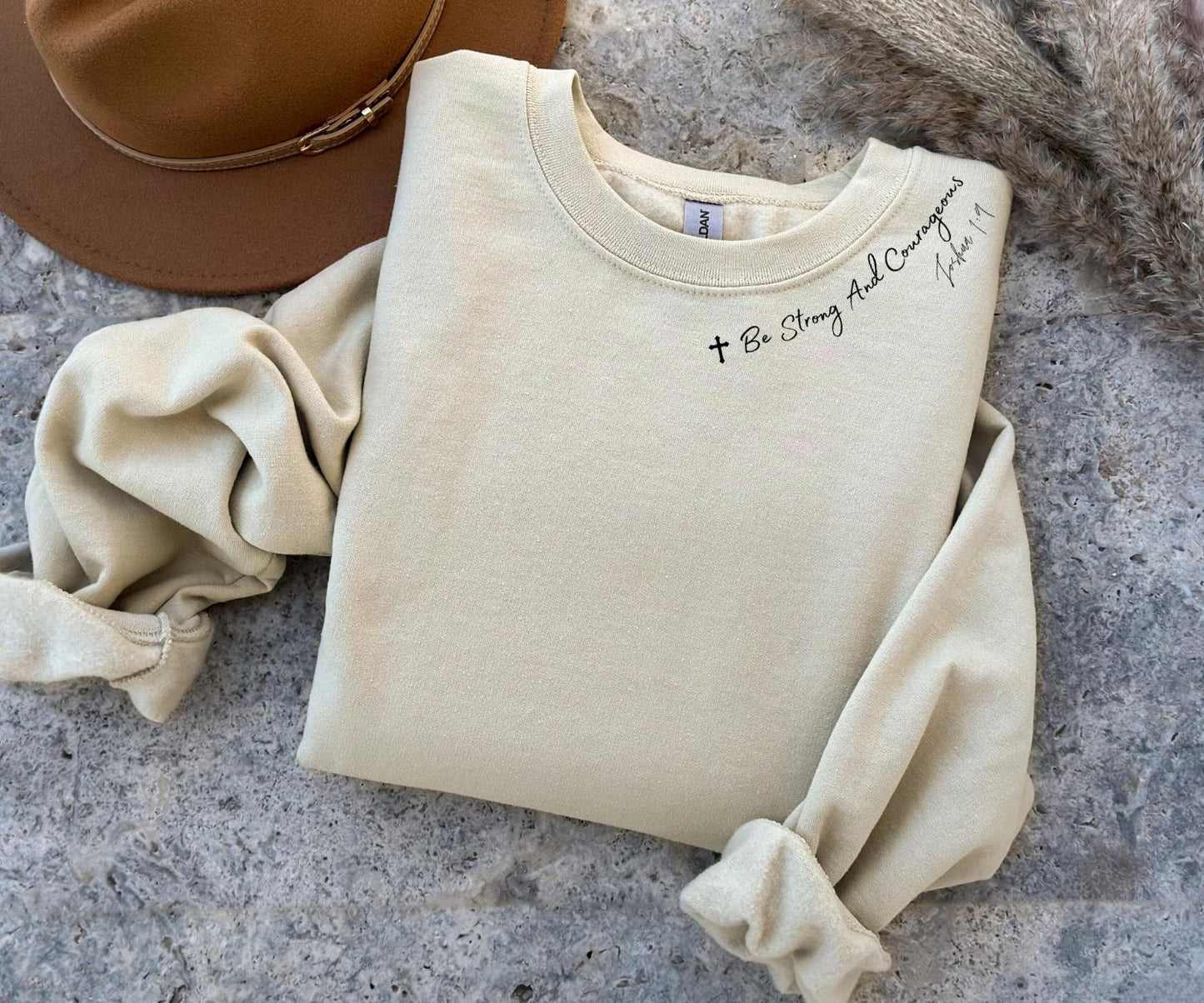 Be Strong And Courageous Sweater V2