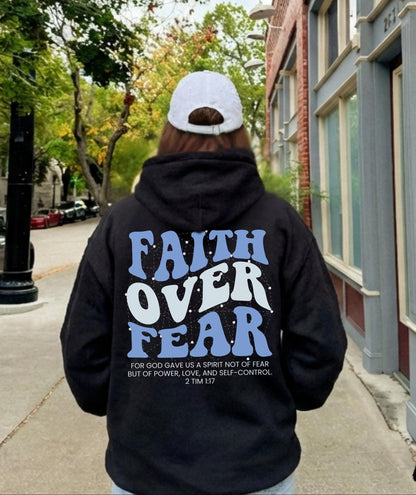 Faith Over Fear Christian Hoodie V11