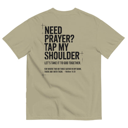 Need Prayer Tap My Shoulder Shirt