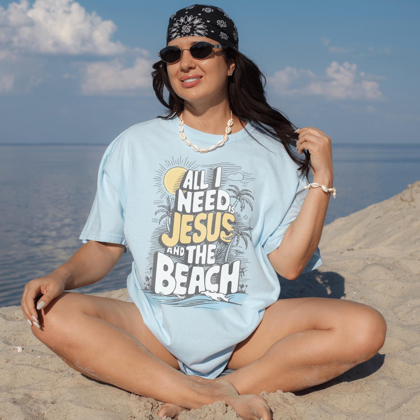 Jesus & The Beach Tee