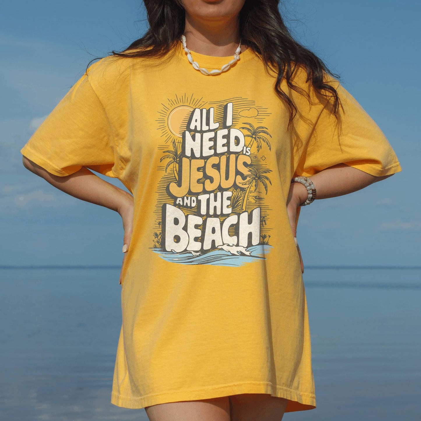 Jesus & The Beach Tee