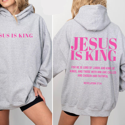 Jesus Is King Christian Hoodie V5