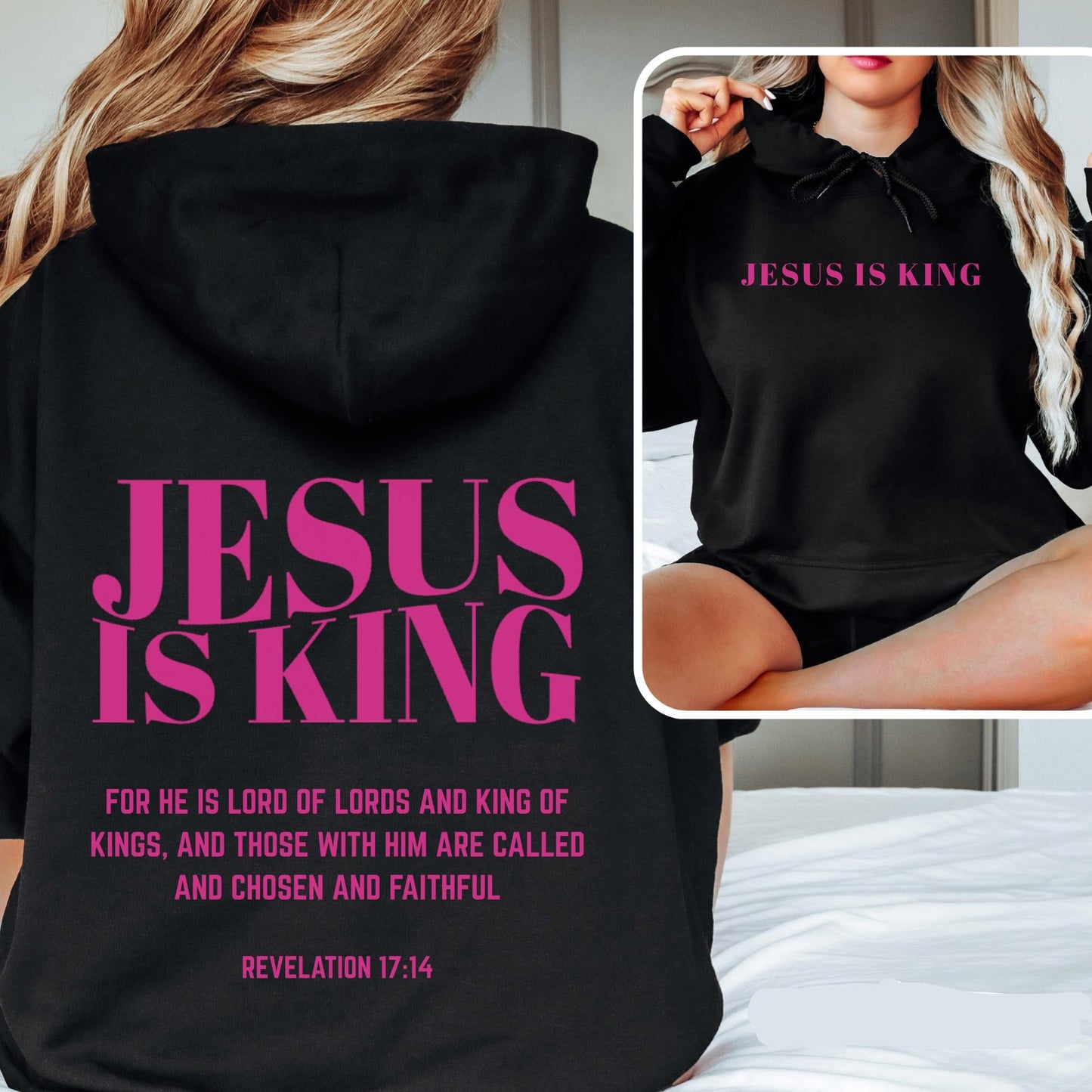 Jesus Is King Christian Hoodie V5