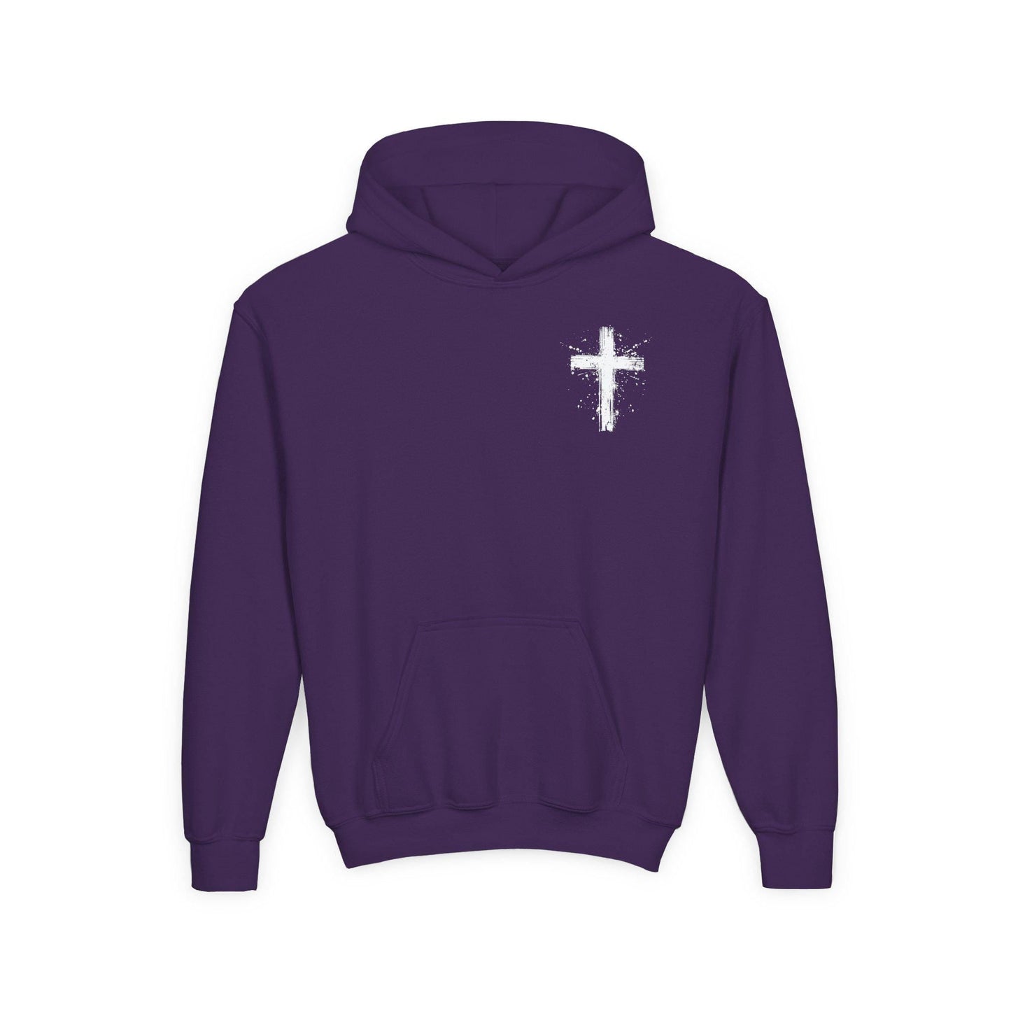 Youth Spray Painted Cross Hoodie