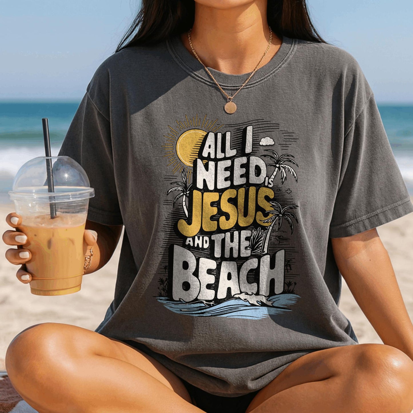 Jesus & The Beach Tee