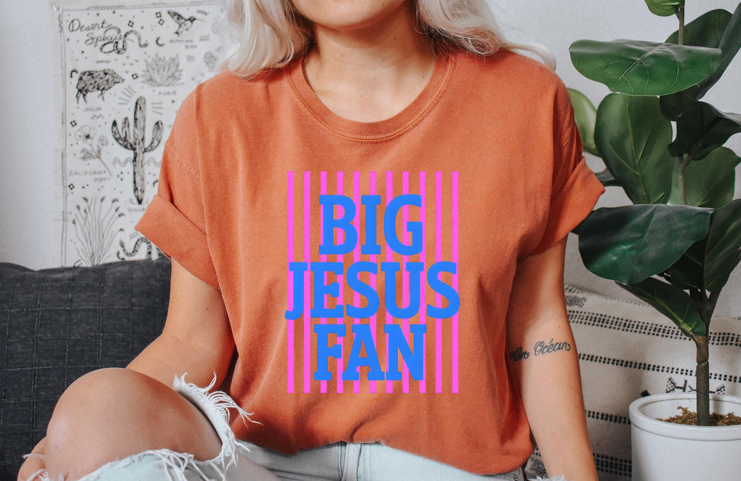 Big Jesus Fan Shirt