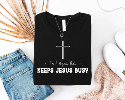 Keeps Jesus Busy Tee