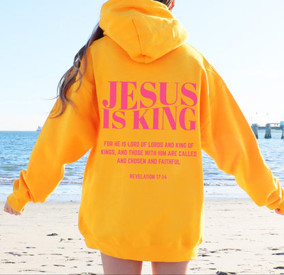 Jesus Is King Christian Hoodie V5