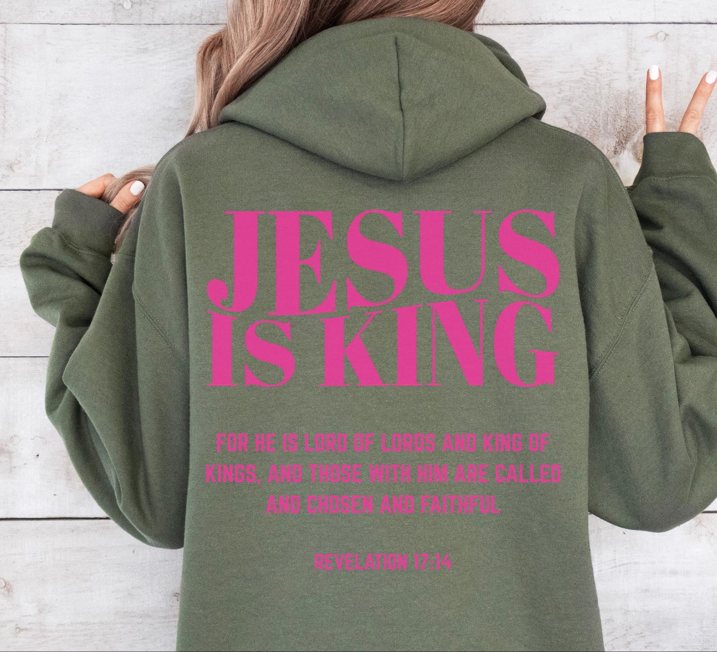Jesus Is King Christian Hoodie V5