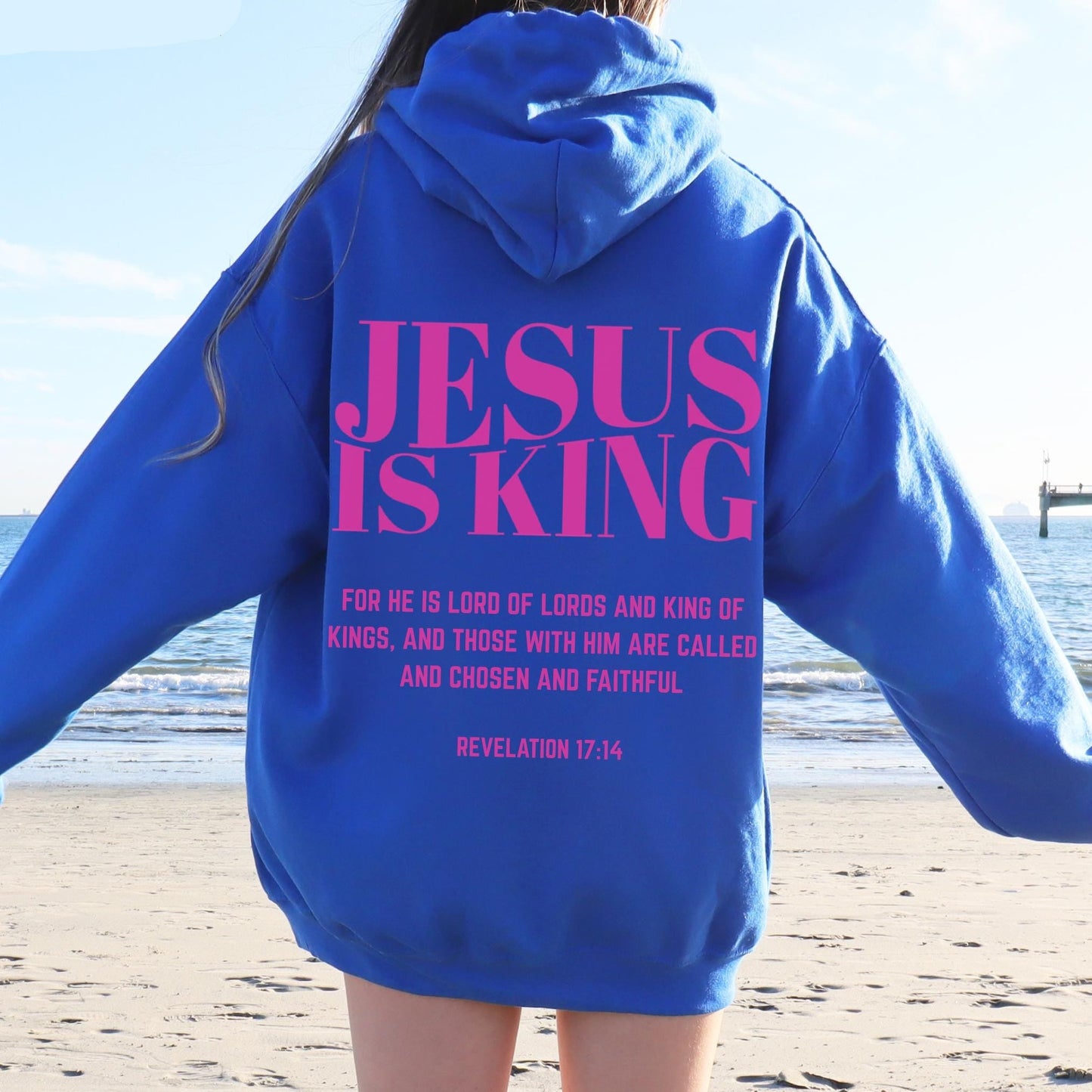 Jesus Is King Christian Hoodie V5