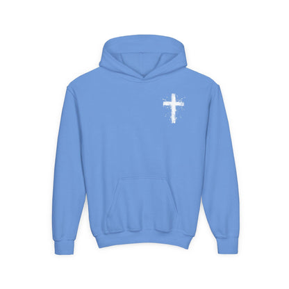 Youth Spray Painted Cross Hoodie
