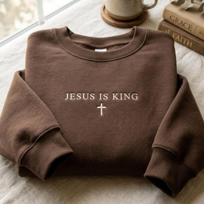 Jesus is King Sweatshirt 4