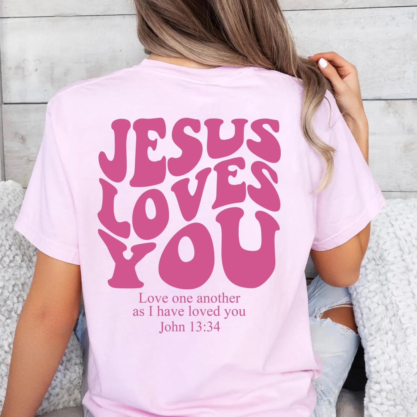 Jesus Loves You Christian Tee