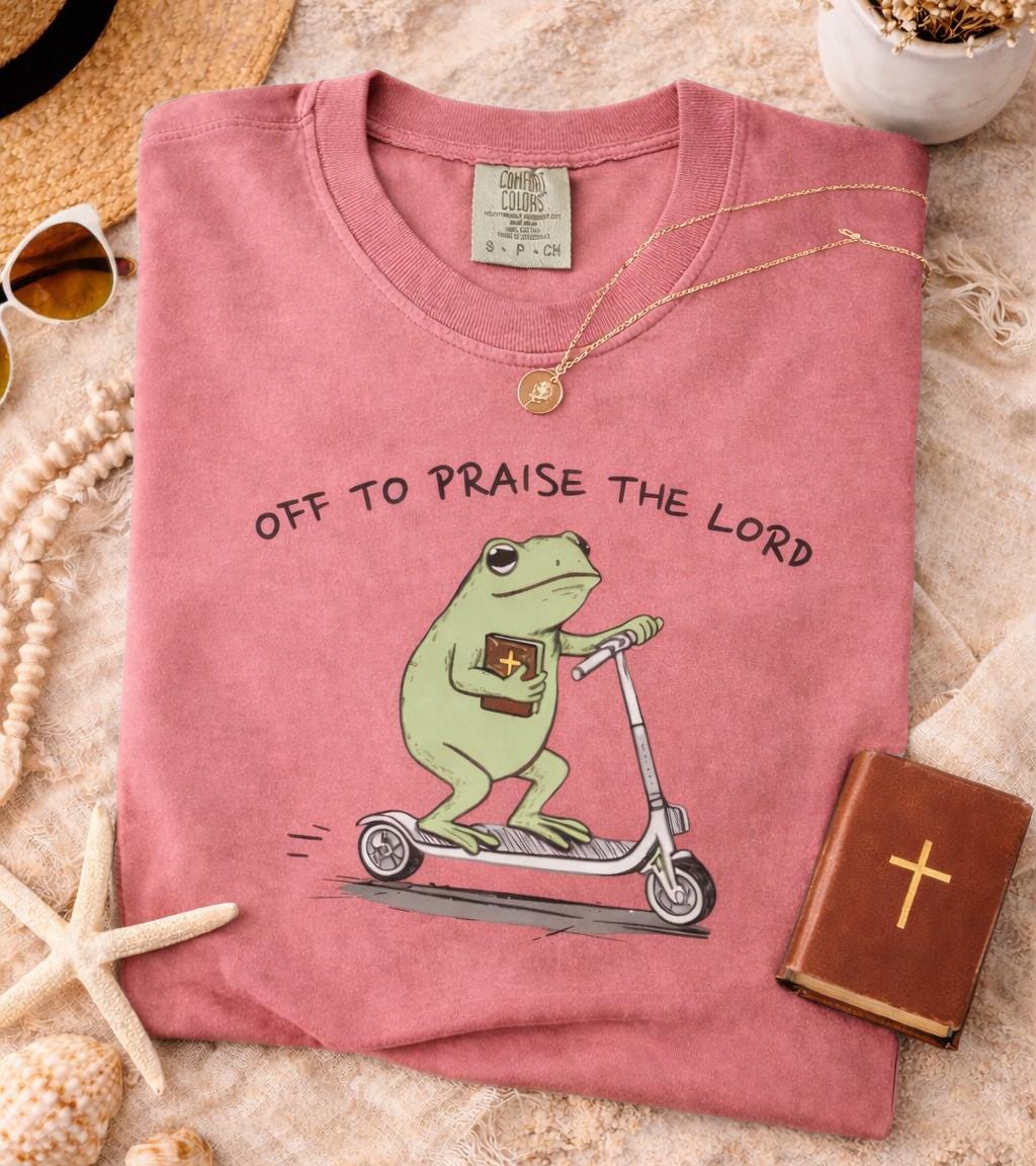 Praise The Lord Frog Tee