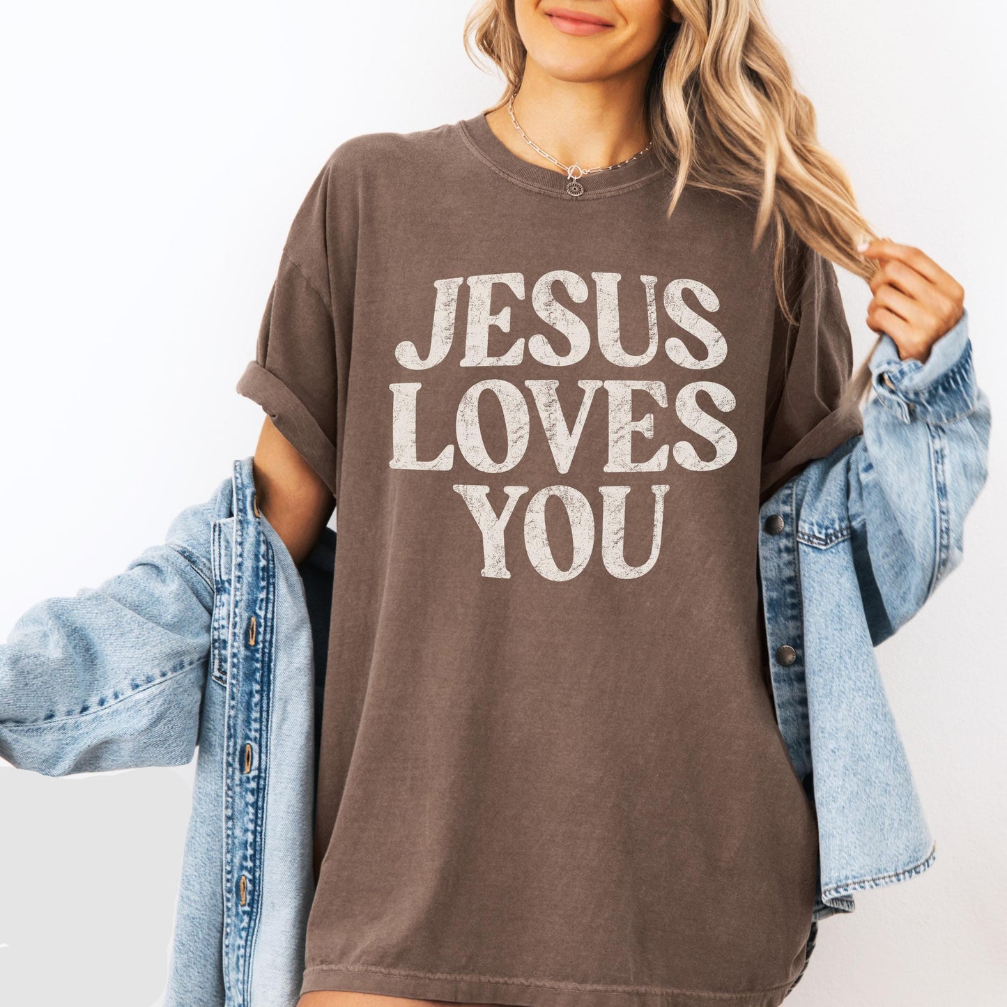 Jesus Loves You Retro Tee