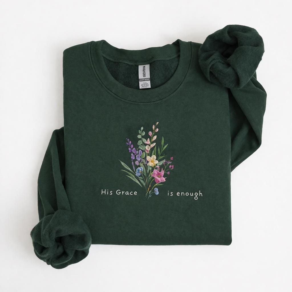 His Grace Is Enough Sweater 2