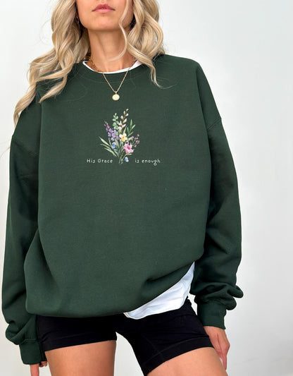 His Grace Is Enough Sweater 2