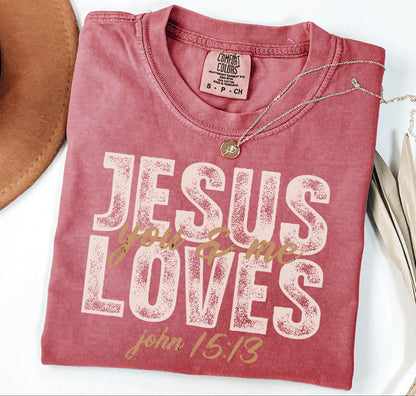Vintage Jesus Loves You Tee