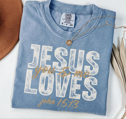 Vintage Jesus Loves You Tee