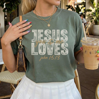 Vintage Jesus Loves You Tee
