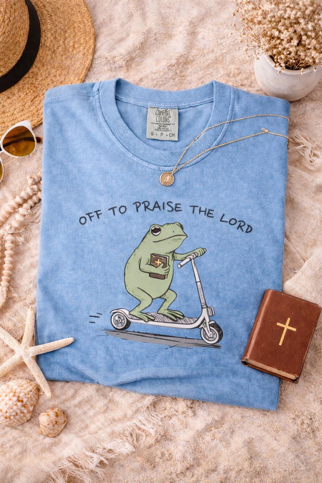 Praise The Lord Frog Tee