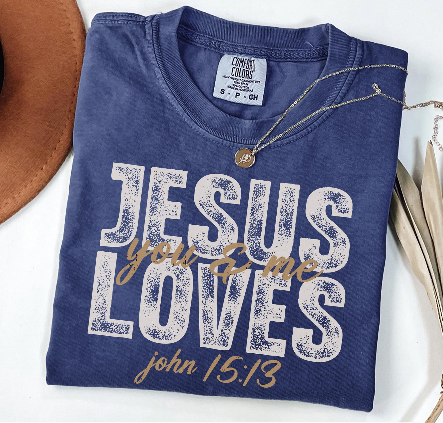 Vintage Jesus Loves You Tee