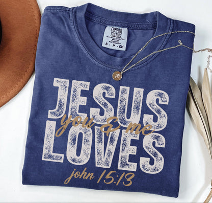 Vintage Jesus Loves You Tee
