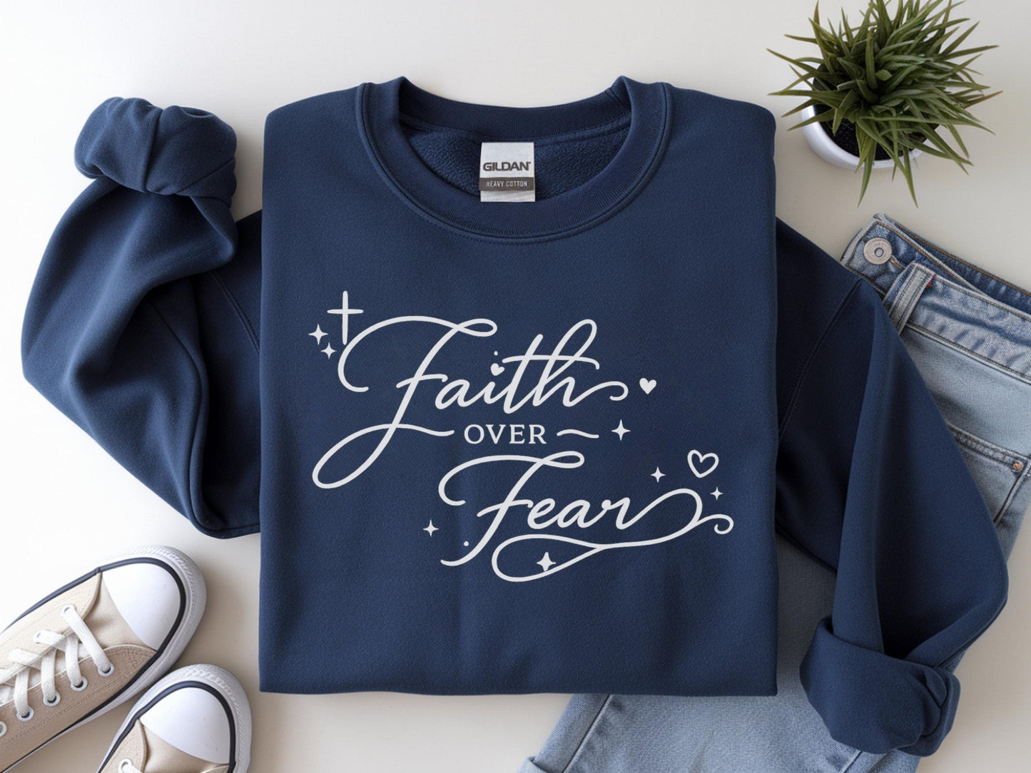 Faith Over Fear Sweatshirt V11
