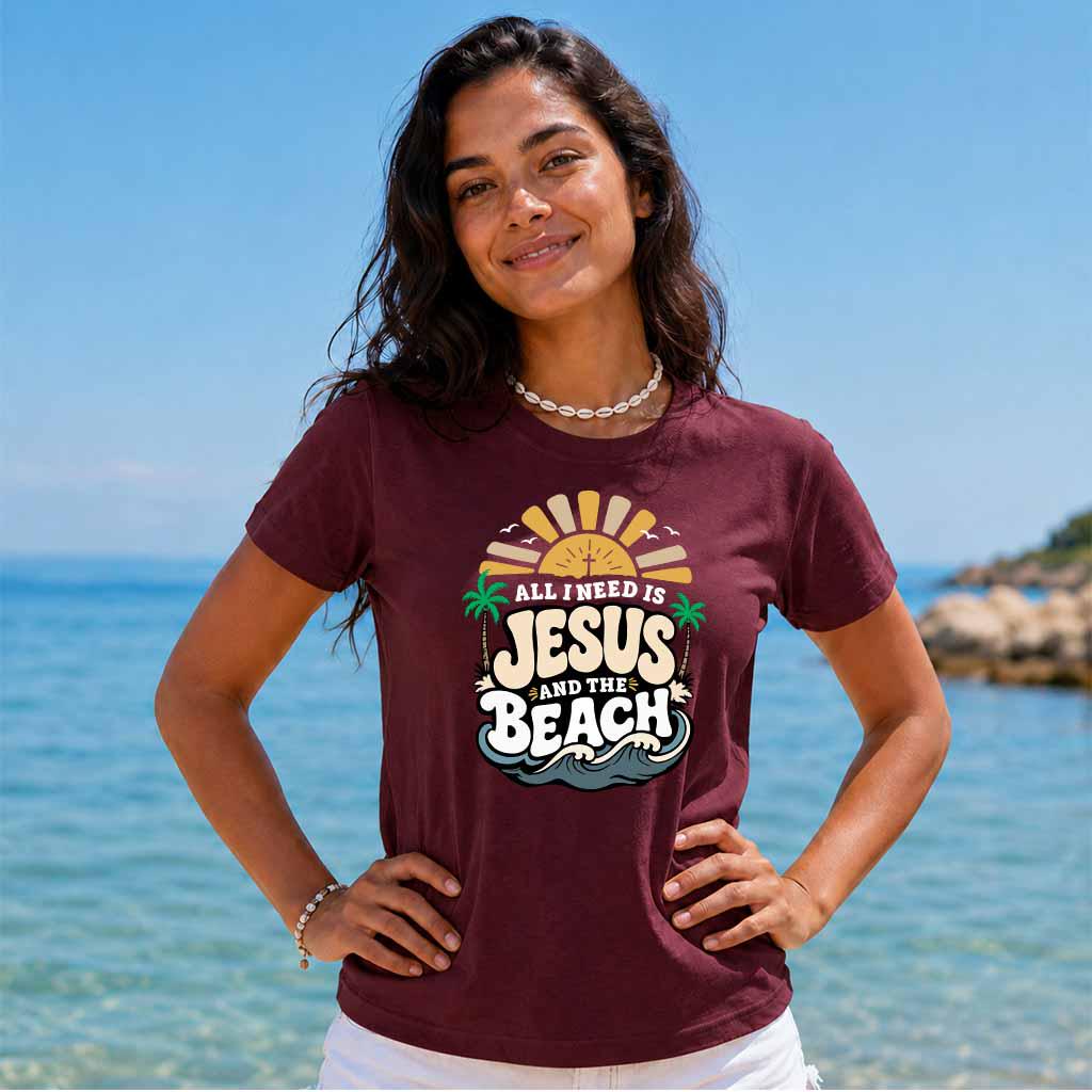 Jesus and Beach Tee