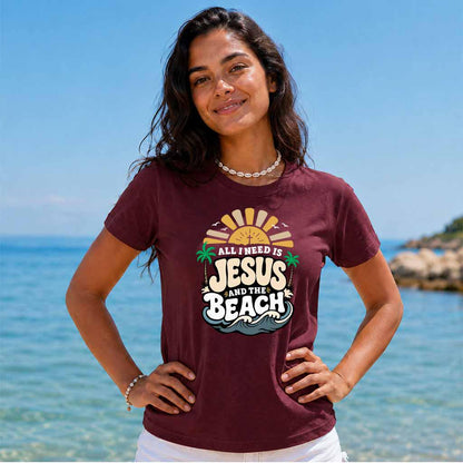 Jesus and Beach Tee