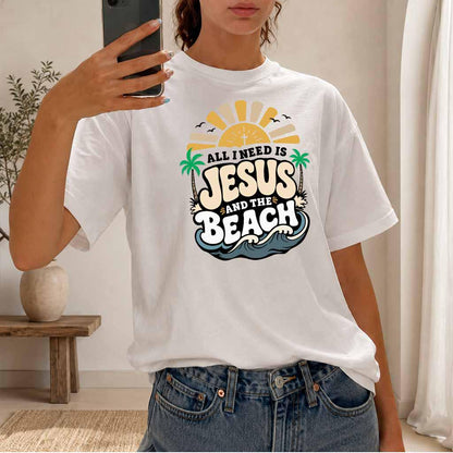 Jesus and Beach Tee
