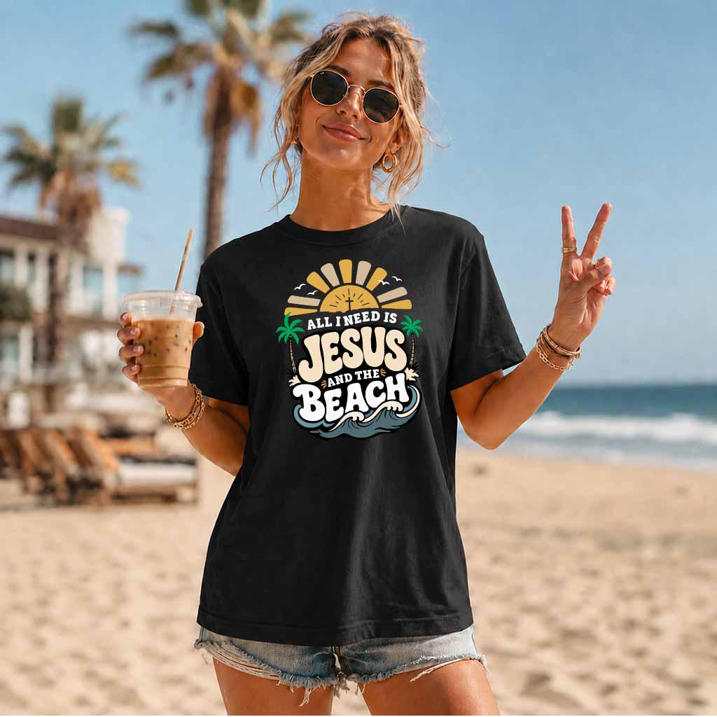 Jesus and Beach Tee