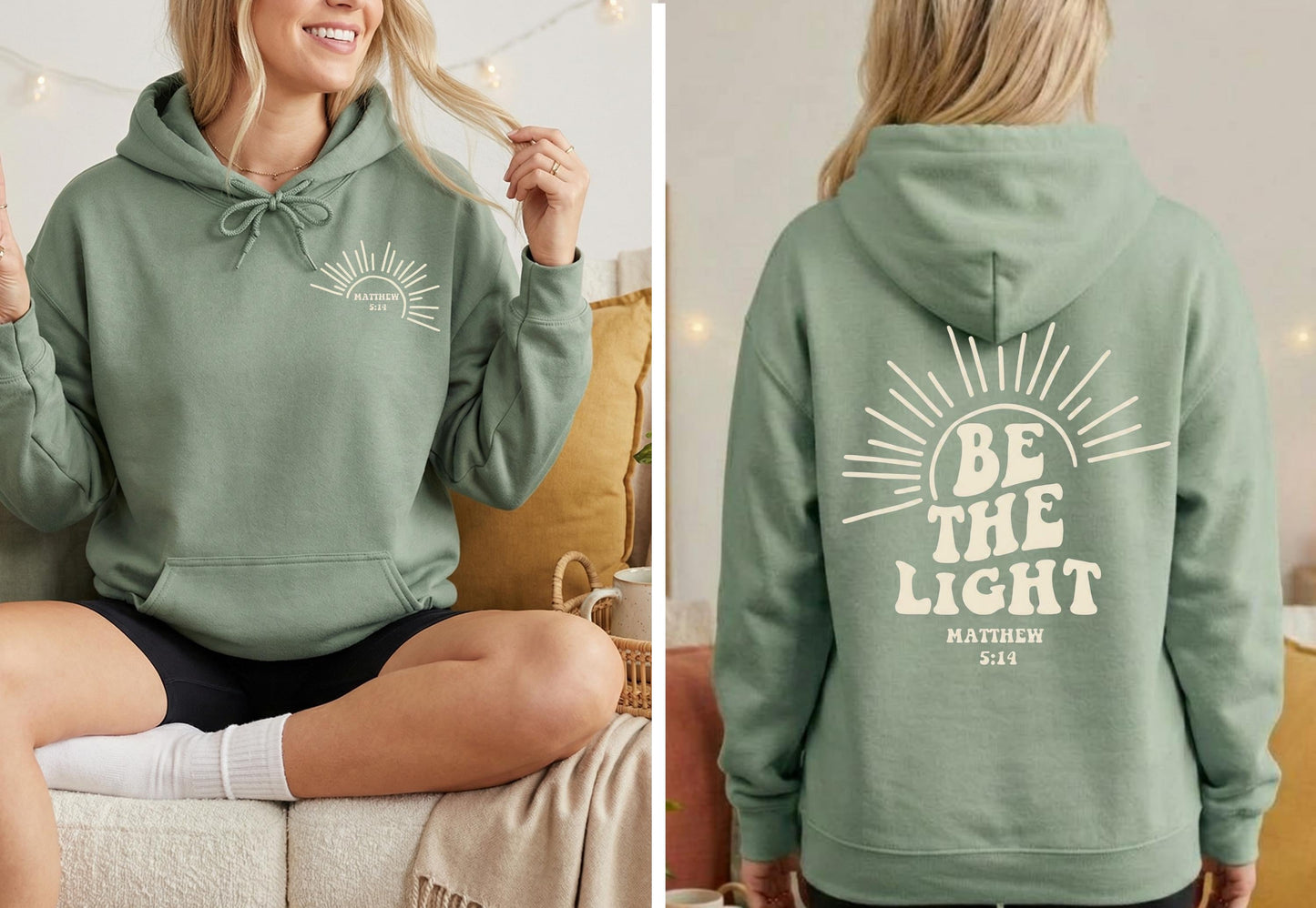 Be The Light Hoodie V16