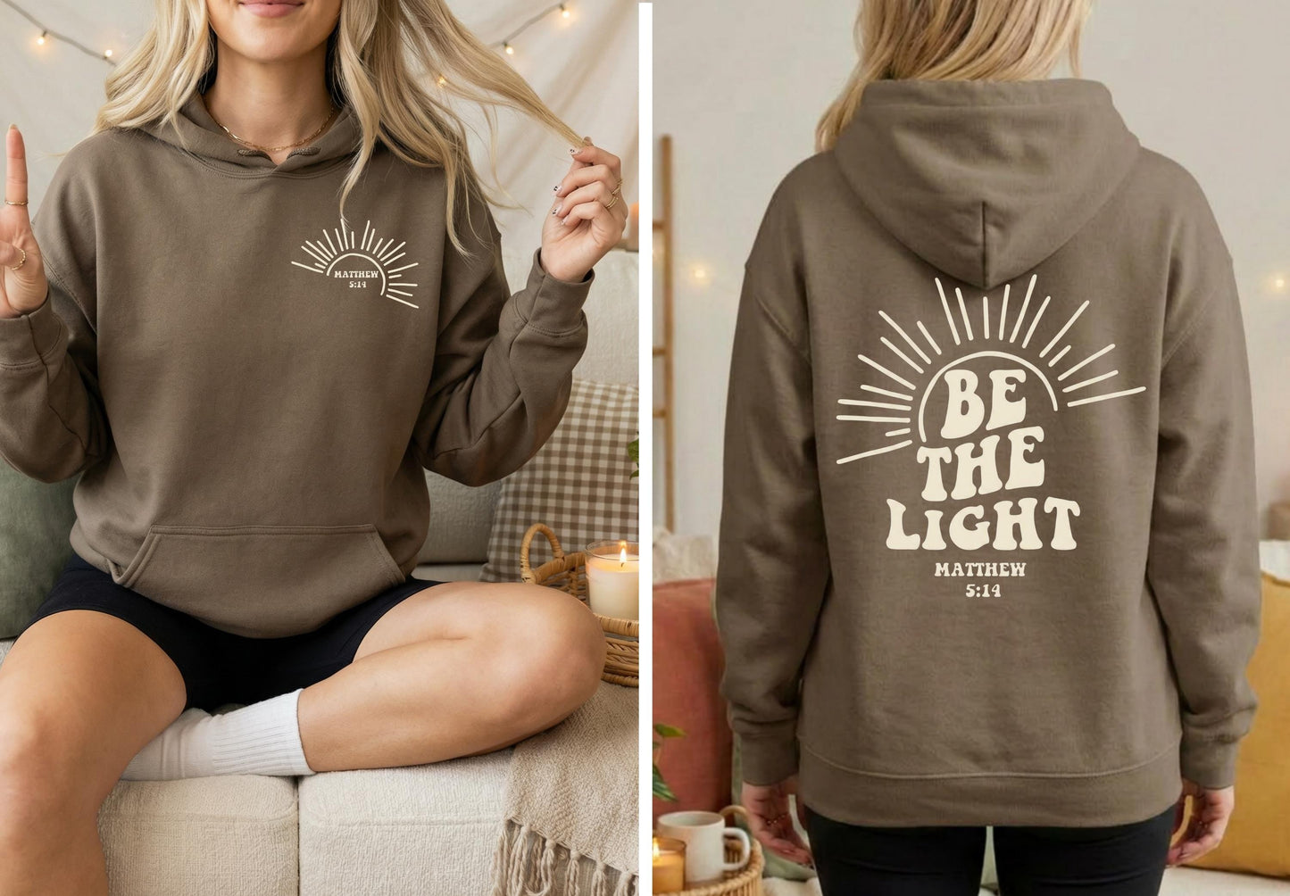 Be The Light Hoodie V16