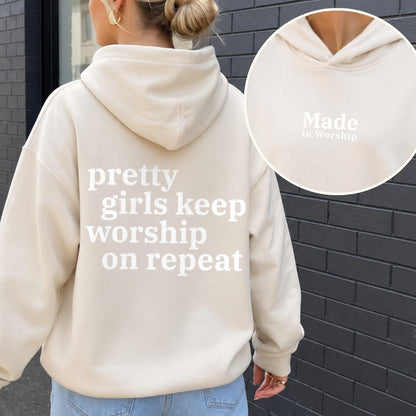 Pretty Girls Worship Hoodie