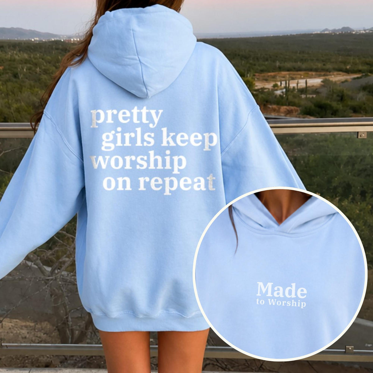 Pretty Girls Worship Hoodie