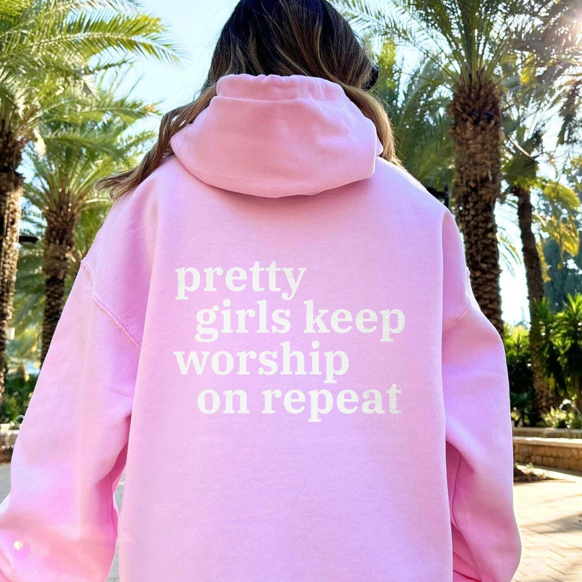Pretty Girls Worship Hoodie