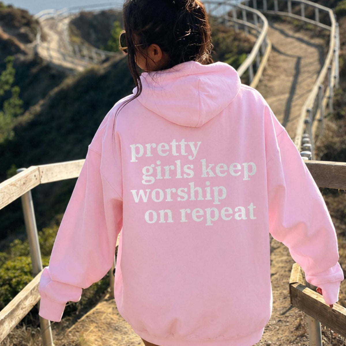 Pretty Girls Worship Hoodie