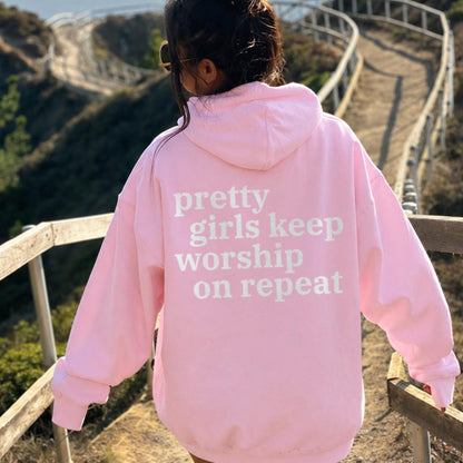 Pretty Girls Worship Hoodie