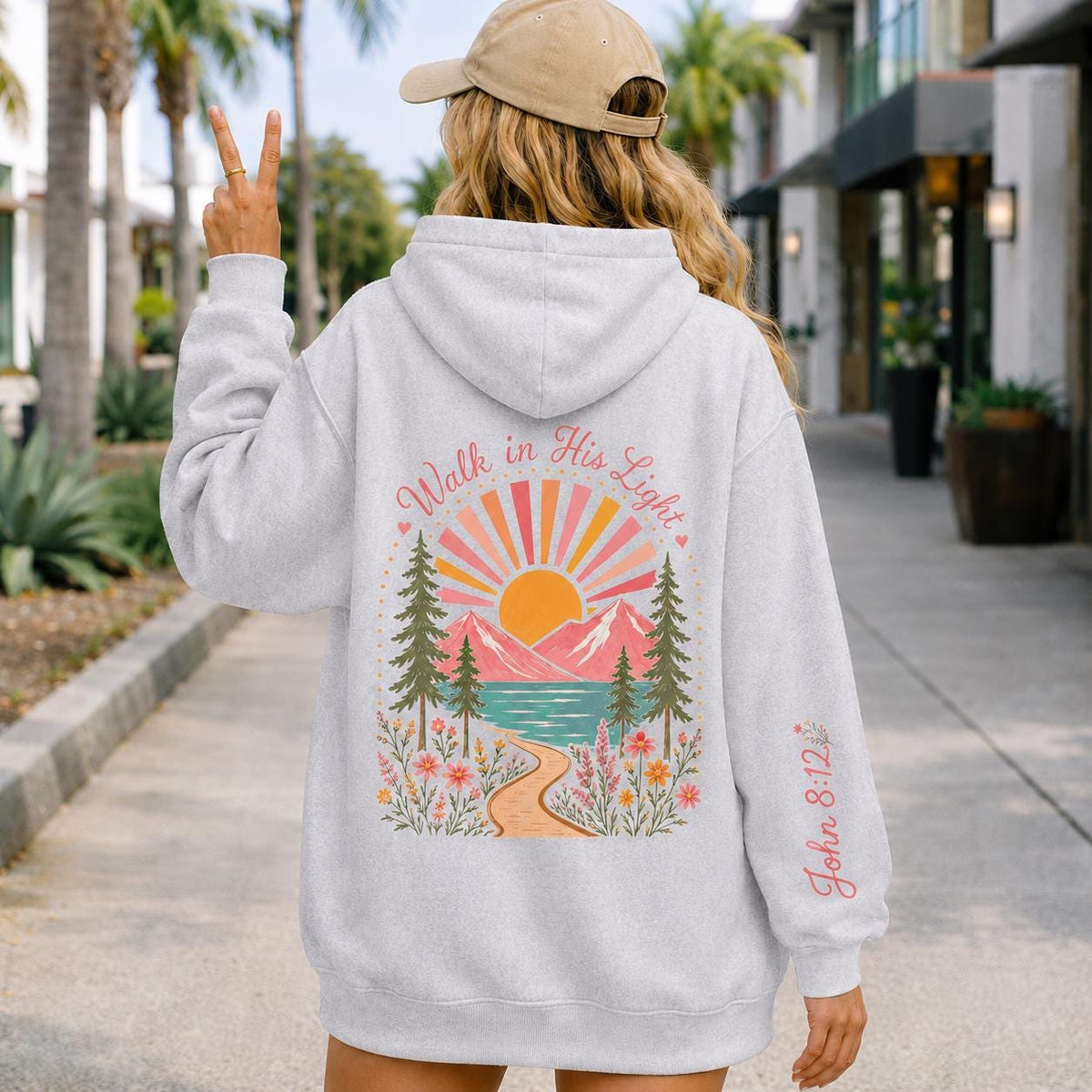Walk In His Light Hoodie