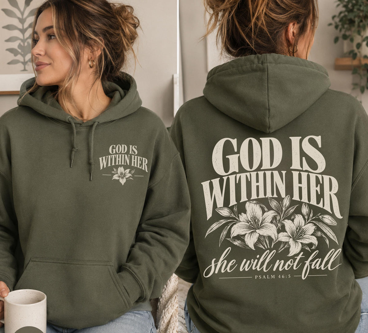 God Is Within Her Hoodie V1
