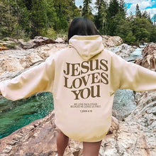 Afbeelding in Gallery-weergave laden, Jesus Loves You Hoodie
